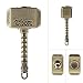 MAYBO SPORTS Wiitin Thor's Battle Hammer Fidget Spinner with Zipped Storage Bag, The Mighty Mjolnir Toy Made by Metal - Antique Brass