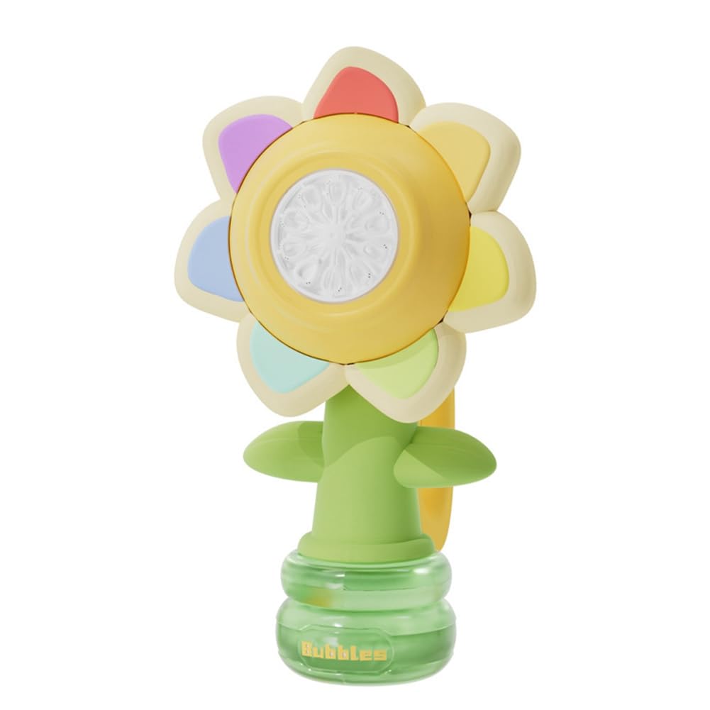 berjalan Sunflower Dancing Bubble Machine, Swing Electric Automatic Bubble Machine, Soap Blower, Party Toy Children'S Gift