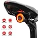 Bike Tail Light, Ultra Bright Rear Bike Light, USB Rechargeable, Auto On/Off, Brake Sensing, IPX6 Waterproof, Red High Intensity LED Bicycle Lights Fits to Any Road Bikes (Full CNC Aluminium Case)