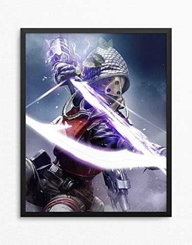 Destiny Print, Destiny Poster, Hunter Poster, Gaming Room Decor, Game Art, N.003 (16 x 20 inch)