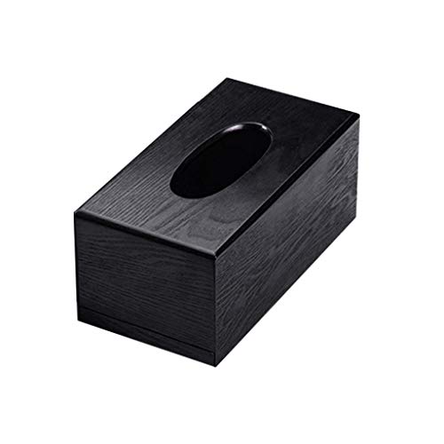 Wooden Tissue Box Bedroom Bathroom Facial Tissue Box Holder Cover Natural Eco-friendly Tissue Holder for Living Room/Countertop/Bedroom (B) - Thumbnail 3