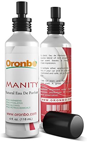 Manity Eau De Parfum 4 Oz Intimate Spray (for Men) Long Lasting Natural Product for Your Body and Private Areas - No Alcohol