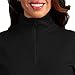 Minus33 Merino Wool Womens Woolverino Micro 1/4 Zip Black XX-Large