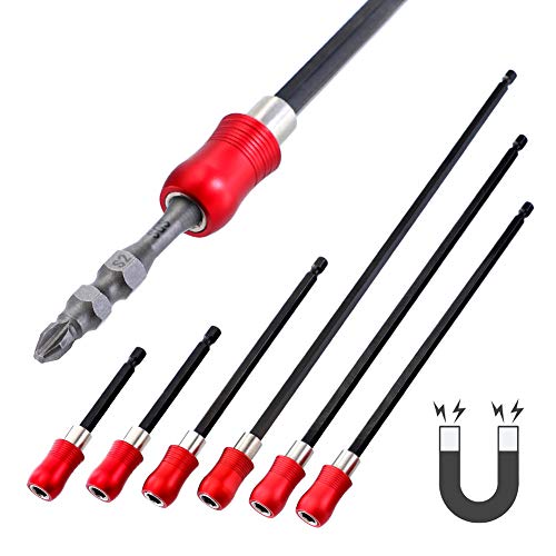6pcs Drill Bit Extension Set Magnetic for Screw Bit