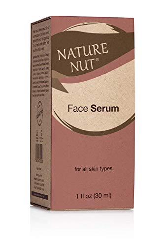 Nature Nut Face Serum + Moisturizing Face Cream - Based on Hyaluronic Acid, Jojoba Oil & Chia Seeds. clinically tested for sensitive skin, rich in Vitamin-E, Omega-3, 6 & 9. for all skin types