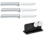 Rada Cutlery 3 Pack Paring Knife Plus R119 Knife Sharpener