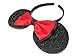 MeeTHan Bow Tie Red Black White Rainbow Mouse Ears Headbands Kids Costume: M11 (Red Bow)