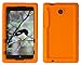 Bobj Rugged Case for ASUS K00X, MeMO Pad 7 LTE ME375CL – BobjGear Custom Fit - Patented Venting - Sound Amplification - BobjBounces Kid Friendly (Outrageous Orange)