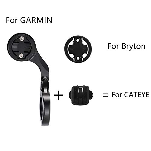 Kbrotech Bike Computer Handlebar Mount Bicycle Handlebar Extension Mount Holder Compatible Gopro Garmin Cateye Bryton GPS Computer & Sports Camera