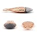 Sunbowstar Multifunction Mermaid Fish Scale Makeup Brush New Fashionable Style Fishtail Bottom Brush Powder Cheeks Blush Makeup Cosmetic Brushes Tool (Pack of 1, Rose Gold)