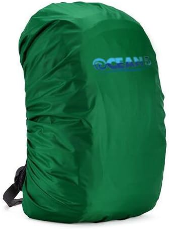 Backpack Rainproof Ultralight Packable Protector Cover. Lightweight Durable UV Protection. Great for Traveling Airports, Camping, Hiking, Cycling and everything in between. (Green)
