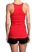 TheMogan Junior Casual Racerback Ribbed Cotton Tank Top Basic Stretch Muscle Tee