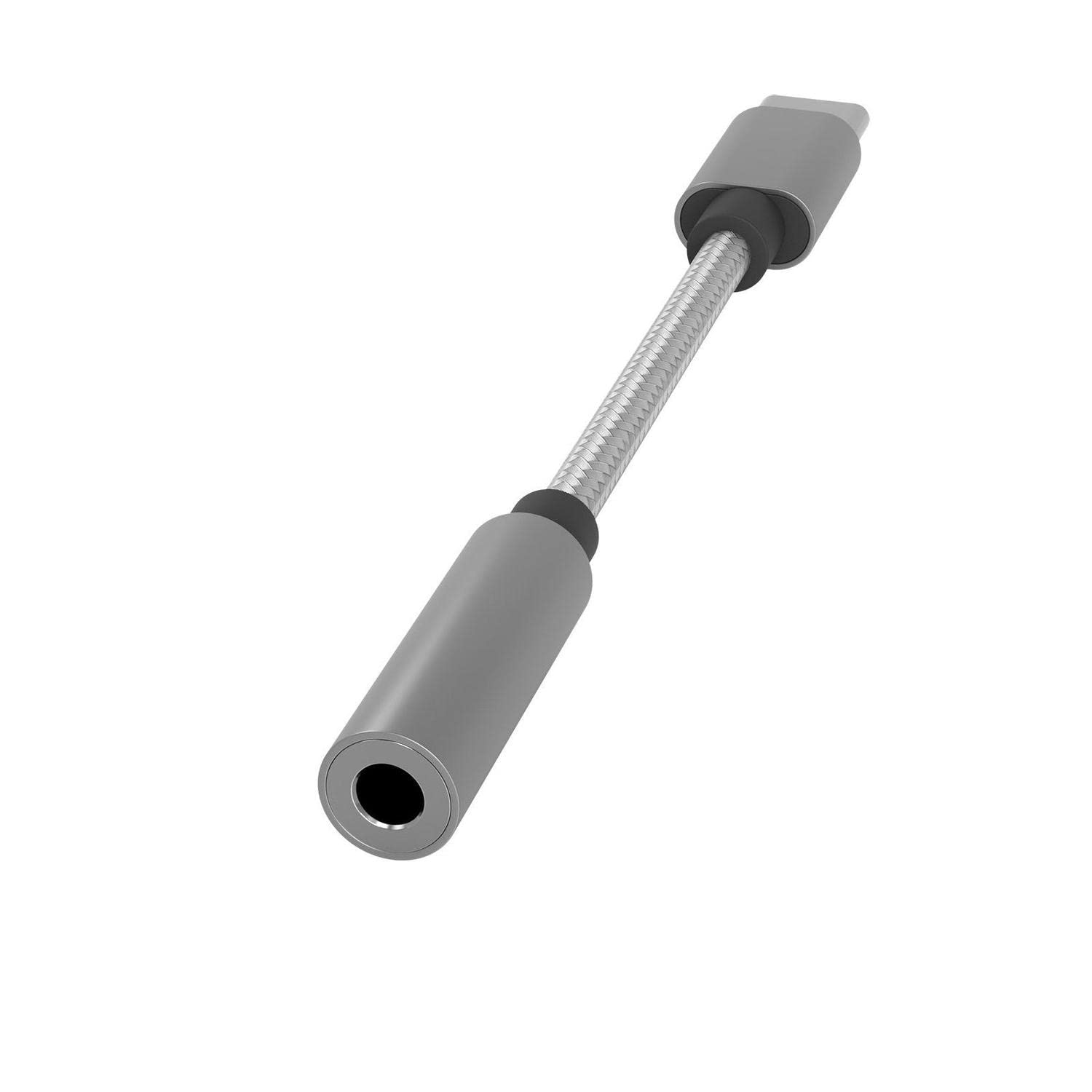 Terratec 284535 2.0 Adapter [1x USB-C Male to 1x Jack Socket 3.5 mm] Connect C50, Silver/Black