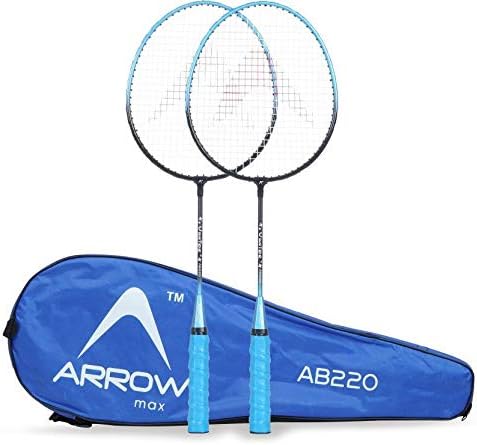 ARROWMAX Junior Badminton Racquet Set for Kids (AB-220) (G2-3.75 Inches, Multicolor)
