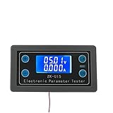 WHDTS DC 5-38V 0-5A Ammeter Voltmeter LCD Display