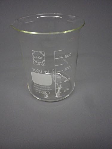 Schott Duran Glass Beaker Low Form 1000 ml 5500001