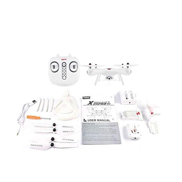 WSJ Drohnen Quadrocopter, X25 PRO 720P HD Kamera Quadrocopter 2,4 GHz WiFi FPV GPS Hubschrauber Kinder Spielzeug – Bild 4