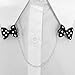 Evelots Black & White Bow Tie Polka Dot Sweater Clip,Cardigan Clip, Collar Clip