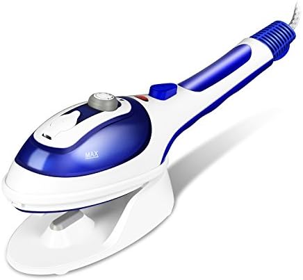 WRINKLE TERMINATOR Garment Steamer for clothes,Clothes Steamer,Handheld Fabric Steamer, Household Steamer, mini, portable, Fast Heat-up for Home and Travel Veholion TIMI-2 (Blue)
