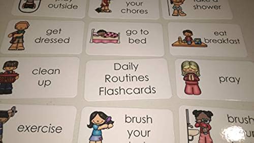 23 Laminated Preschool Daily Routines Flashcards. in Dubai - UAE ...