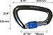 Big Wall Traverse - UIAA Certified 25kn Aluminum Carabiners - Screw Lock, Straight Gate or Bent Gate