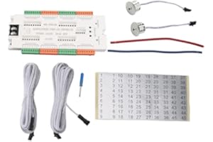 32 Channel Motion Sensor LED Stair Light Controller, Intelligent Automatic Cascaded Staircase Ladder Step Light Controller fo