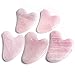 Jovivi Gua Sha Massage Tools, 2 Pcs Rose Quartz Green Aventurine Guasha Board for Face & Body, Natural Crystal Stone Gua Sha Facial Tool, Face Massager for Traditional Acupuncture Therapy
