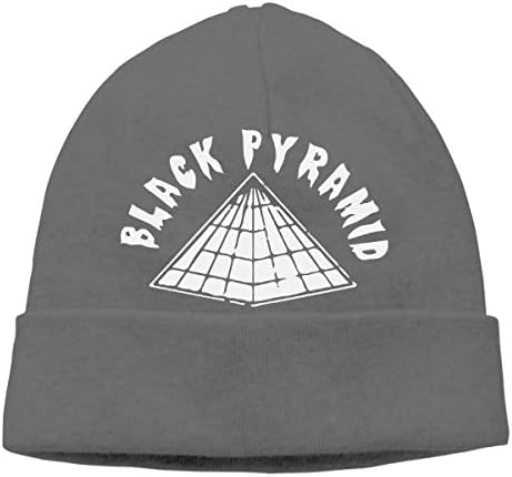 Men's&Women's Black Pyramid Soft Knit Hats Soft Hat