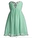 FAIRY COUPLE Girl's Ruched Sweetheart Rhinestone Strapless Party Dress K0091