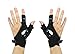 FomaTrade LED Flashlight Gloves, Cool Fingerless LED Flashlight Gloves for Repairing,Working in Darkness Places,Fishing,Camping,Hiking and Outdoor Activities one Pair