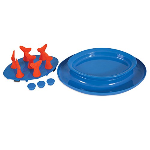 Jackson Galaxy Go Fish Slow Feeder Puzzle Bowl - Thumbnail 4