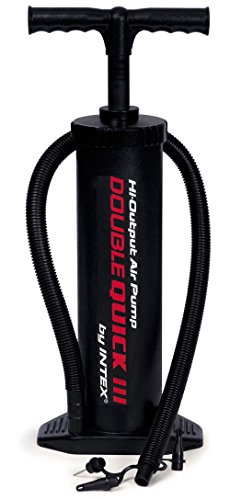 Intex Double Quick III Swimming Pool Inflatable Float Hand Air Pump - 68615E