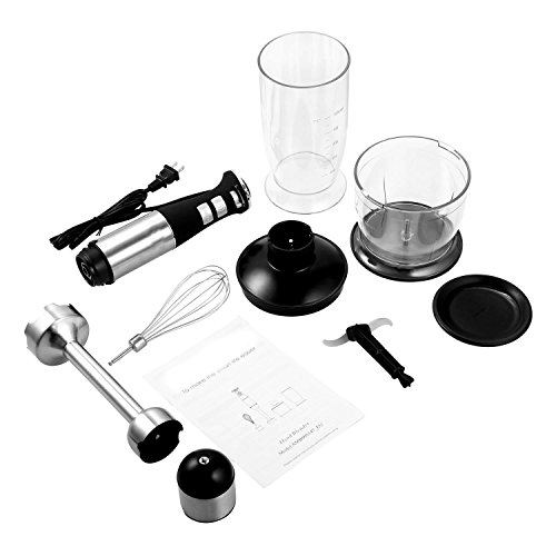 image for Evokem 4 In 1 800W Electric Hand Blender, Mixing Food Stirring Choppin