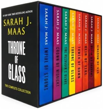 Sarah J. Maas Throne of Glass Complete Series Collection