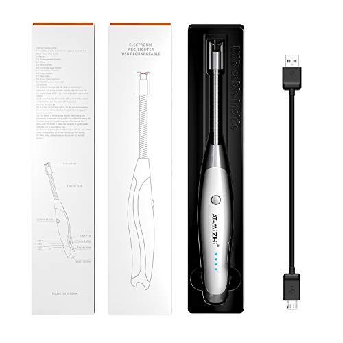 Candle Lighter, ATMizhi Electric Lighter Rechargeable Long Lighter