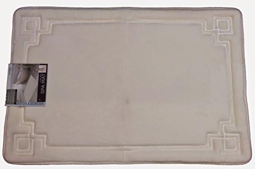 Novafoam Luxury Comfort Memory Foam SPA Mat 7/8 in THICK 36"x24" Made by Sleep Innovations (Ivory)