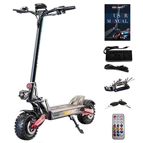 Nanrobot LS7+ Electric Scooter Adults,4800W Dual Motor,Up to 55 MPH and 45 Miles Range Electric
