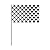 Beistle 50967 144-Pack Checkered Flags - Plastic, 4 by 6-Inch