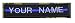 CUSTOM NAME TEXT THIN BLUE LINE POLICE EMBROIDERED Morale Patch Hook Backing 4X1"
