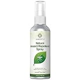 AMERTA All Natural Insect Repellent Spray - DEET FREE - Safe for Kids & Pregnant - Repels Mosquitoes, Gnats, Ticks, Fleas, and More Bugs (4 oz)