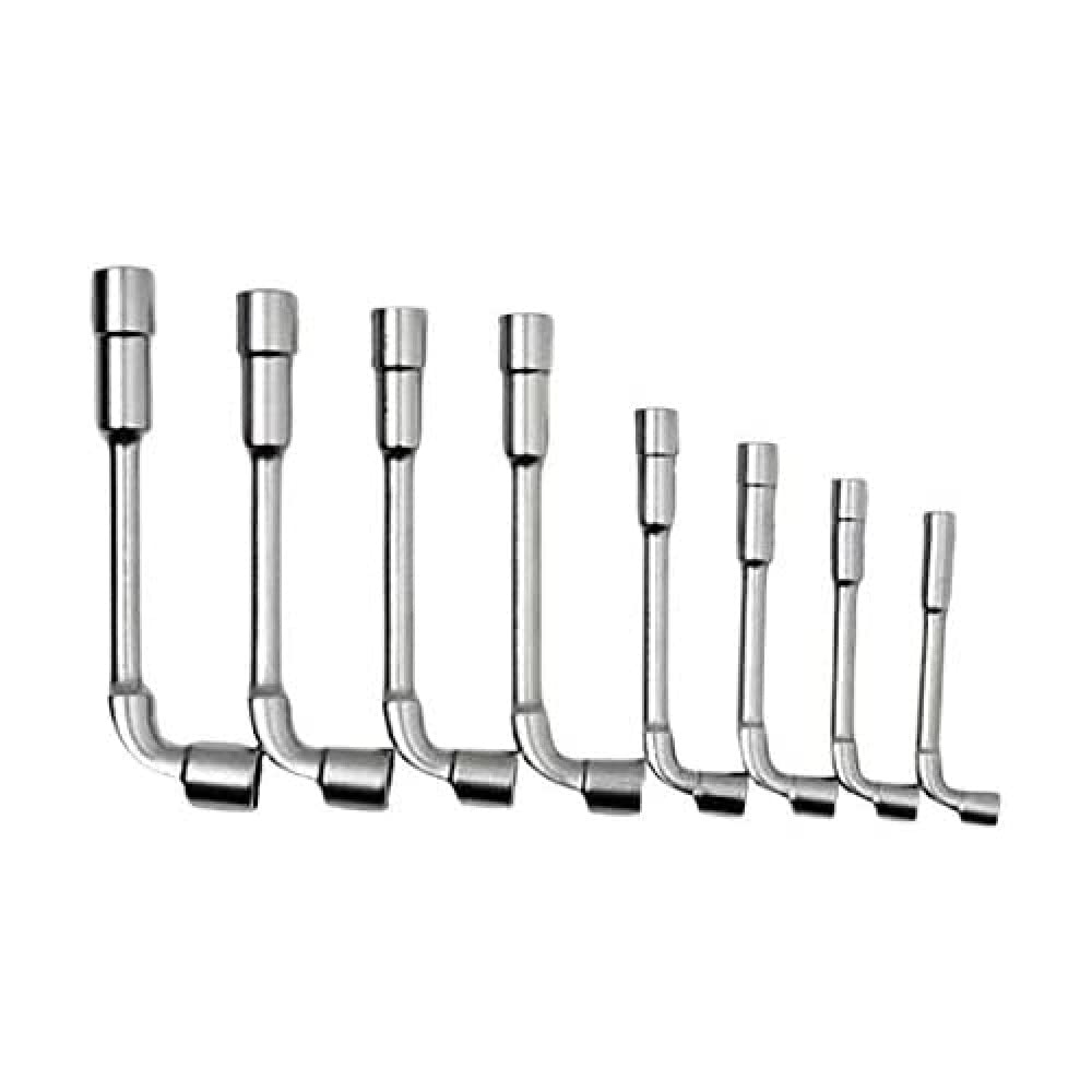 Bahco Double Socket Spanner Set, Curved, 10 Pcs/Card