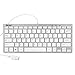 iKKEGOL USB Slim Mini Wired 78 Key Small Super Thin Compact Keyboard for Desktop Laptop PC Win 7 Mac (White)