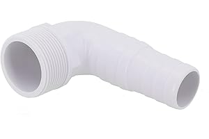 For Hayward SPX1105Z3 Smooth Combination Elbow Replacement For For Suction Outlets and Hose Adapters Used with Pro Series San