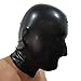 Lequida Brand New Black Latex Rubber Gummi Hood Mask (One Size)