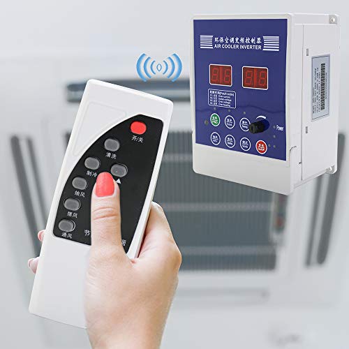 image for Baugger VFD Inverter VFD Drive, Air Cooler Inverter Adjustable Variabl