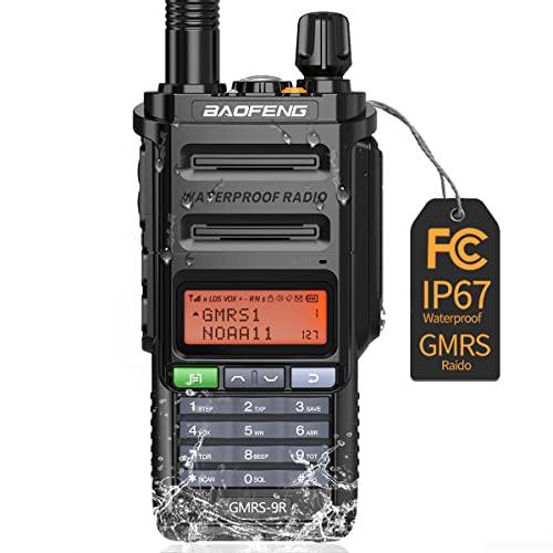 GMRS Radio Baofeng GMRS-9R IP67 Waterproof Walkie