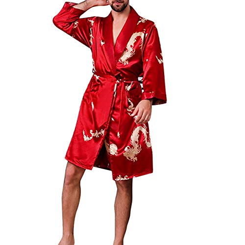 IHCIAIX-Camicia-da-NotteSet-Pigiama-da-Uomo-in-Seta-con-Macchie-Indumenti-da-Notte-Stile-Moderno-Uomo-Sexy-Soft-Homme-Camicia-da-Notte-in-Raso-Accogliente-Set-Pigiama-da-Salotto-Casual-Abbigliam