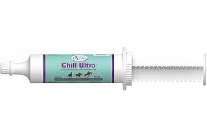 Omega Alpha Chill Ultra Paste for Horses 60 mL, Single-Serving Syringe, Equine Support for Focus Composure & Muscle Readiness