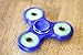 Spinfinity Advanced Hand Spinner w/ Hybrid Ceramic Bearing (not 3D printed) - Good for Concentration, Stress Relief, ADHD, Autism, Anxiety, and Fidgeting (Blue with Print)