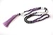 OKIKO 108 Mala Beads Necklace Ametyst/Moonstone Chakra Boho Statement Long Chain Tassel Meditation